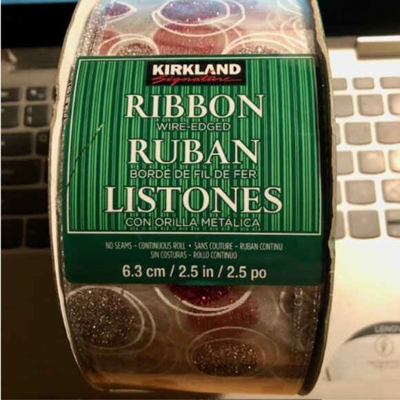 Kirkland Signature Other - NEW! Kirkland Wire-edged Ribbon Ruban Listones